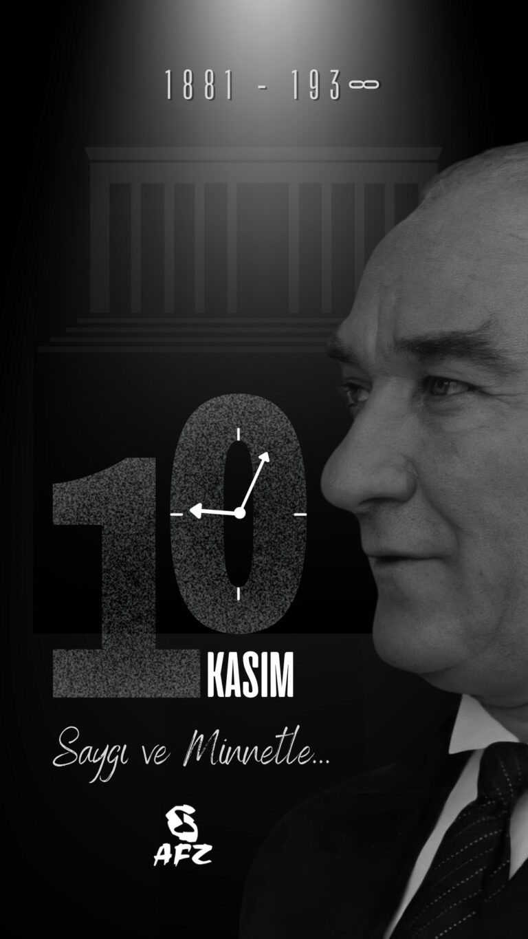 Ulu önder Atatürk’ü saygı ve özlemle anıyoruz.