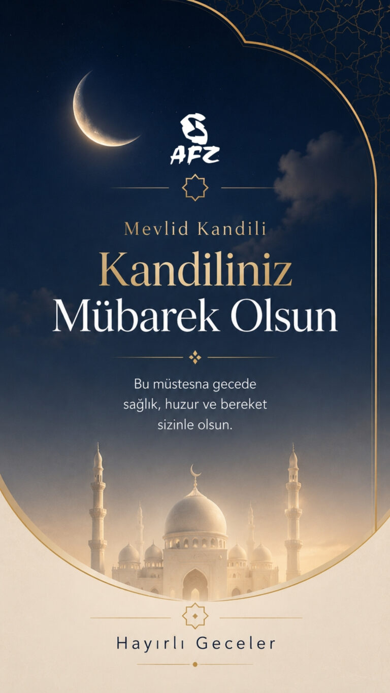 Mevlid Kandilimiz mübarek olsun.